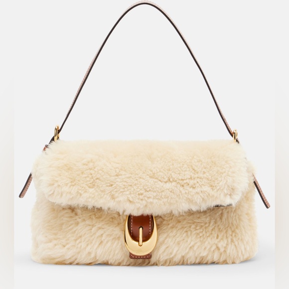 STAUD Handbags - Staud Harlow Shearling Shoulder Bag